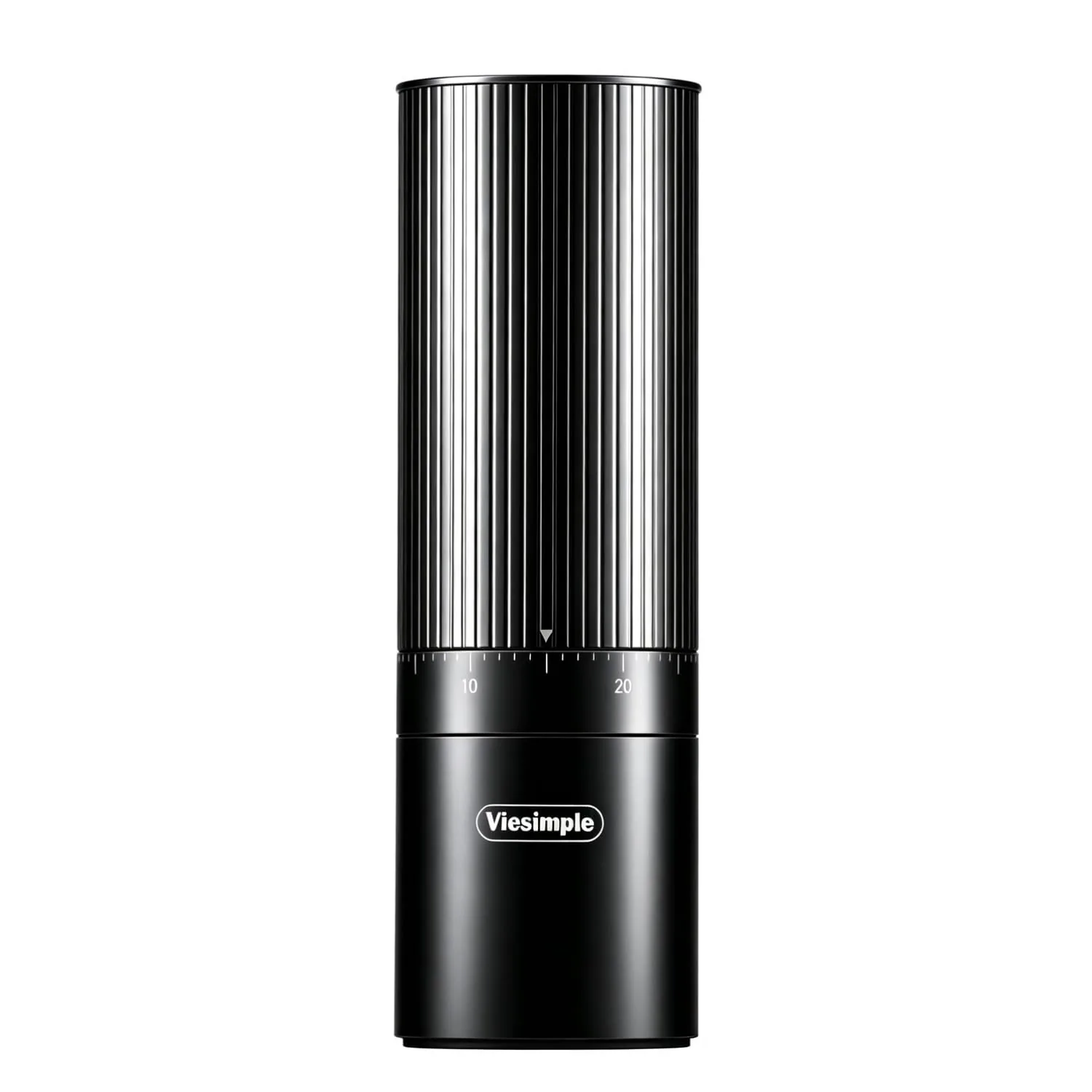V6 Pro Portable Electric Burr Coffee Grinder, 60 Settings, Black